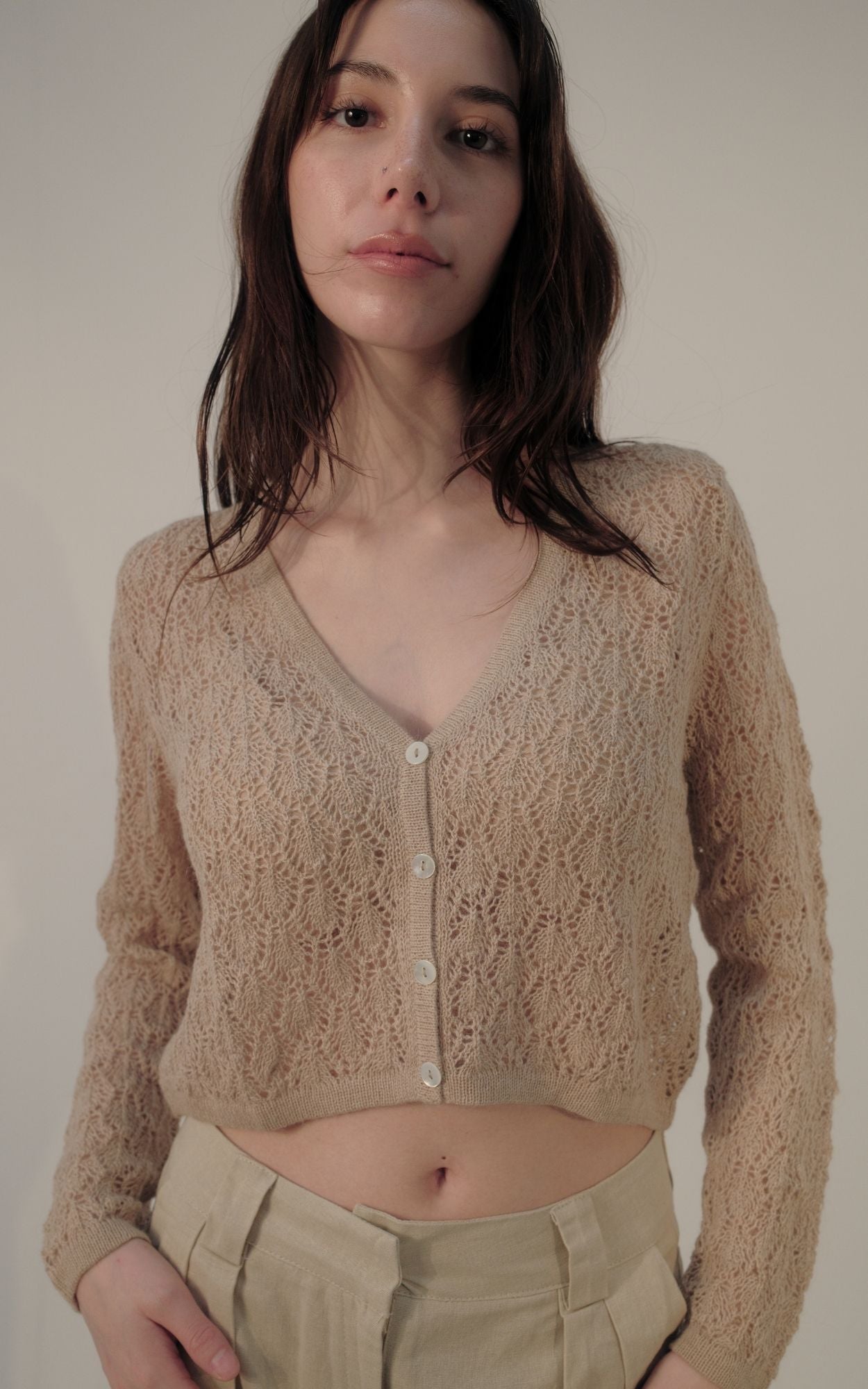 Wara V Alpaca Crop Cardigan – YANAWARA ETHICAL SHOP