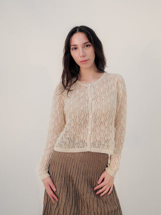 Wara Alpaca Crop Cardigan