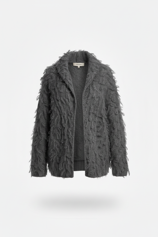 Gray Condor Alpaca Cardigan - Custom Shade