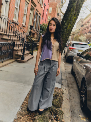 Pankara Alpaca Poncho — handwoven alpaca poncho with soft drape and timeless silhouette, artisan-made in Bolivia.