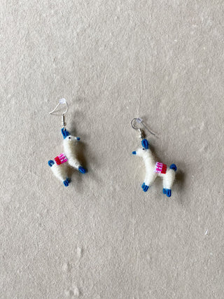 alpaca fun earrings